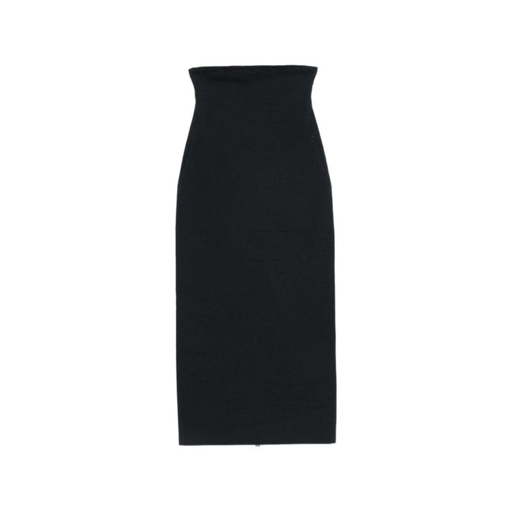 Issey Miyake Women Cotton Blend Midi Skirt